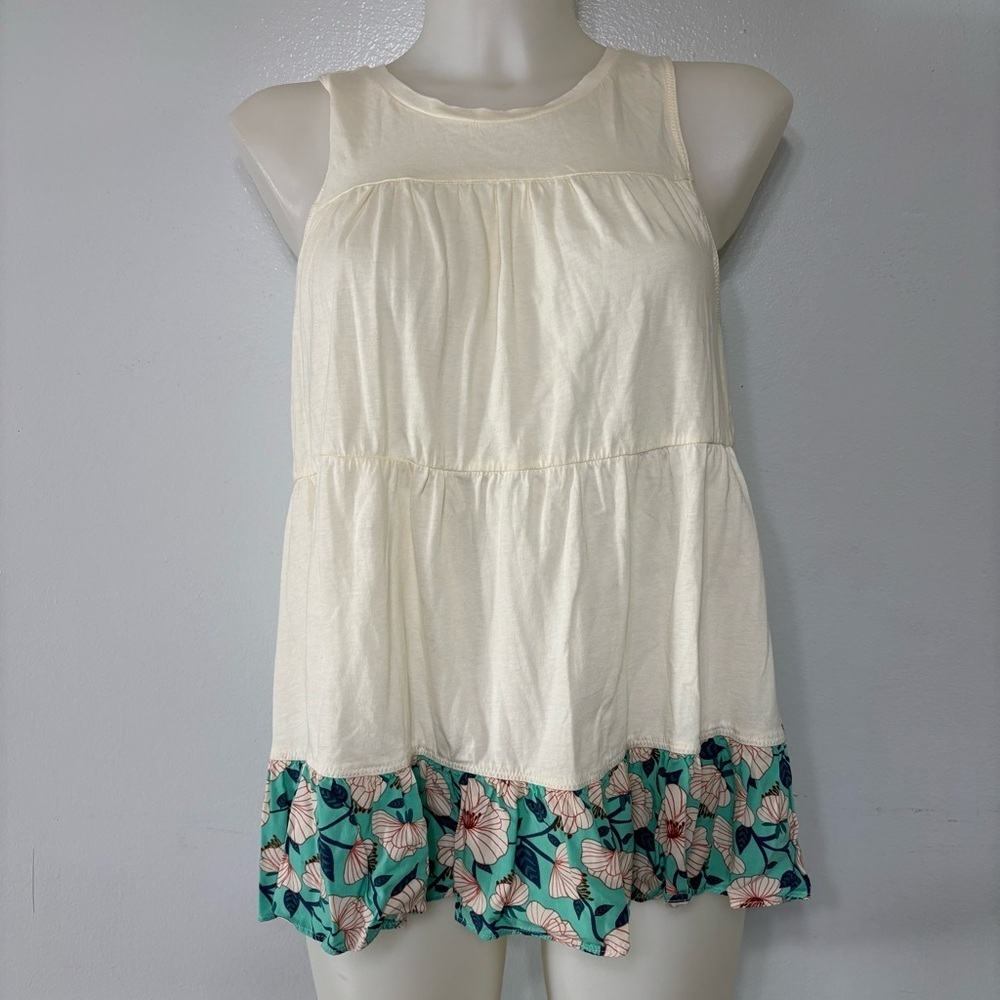 Matilda Jane Cotton Floral Flowy Spring Tank Top Size M
